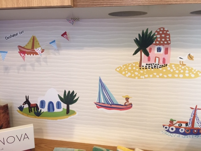 Island Hopping ウォールステッカー